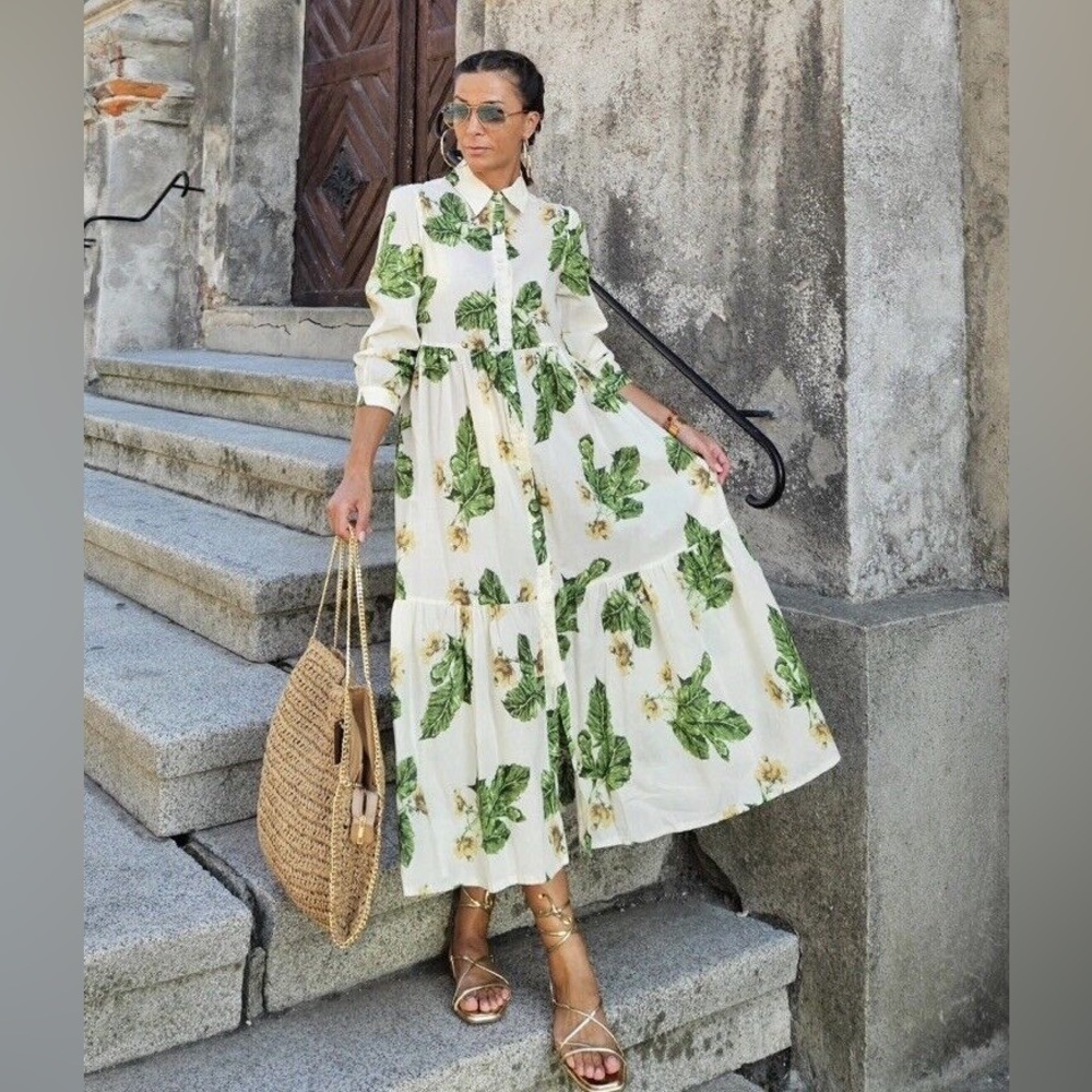 ZARA BLOGGERS’ FAVORITE FLORAL PRINT DRESS ZW COLLECTION